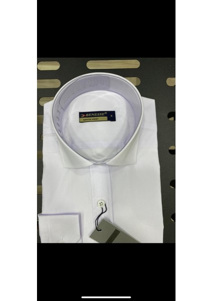 Slim Fit Dacron Beyaz Gömlek modelleri