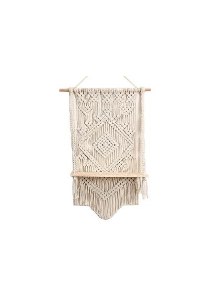 65 * 50 cm Duvar Asılı Bitki Raf Goblen Makrome Duvar Sanatı Dekoratif Gobiyeller (Yurt Dışından)