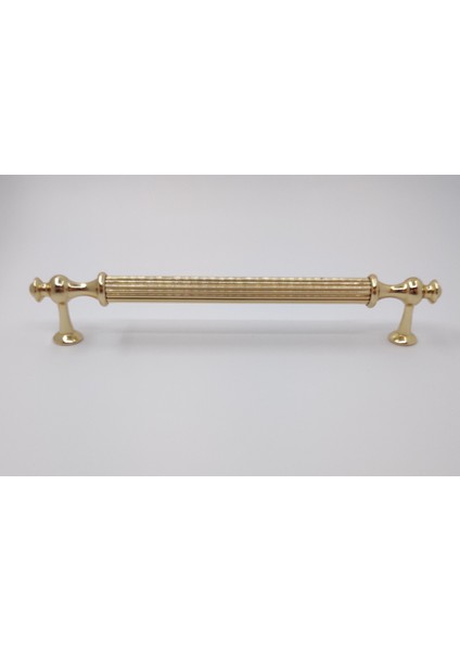 Mutfak Dolap Çekmece Kapak Mobilya Kulbu 160 mm Lüks Metal Kulp (Altın Renk)