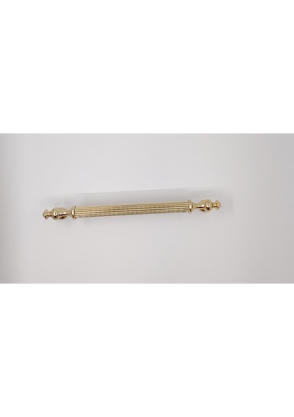 Mutfak Dolap Çekmece Kapak Mobilya Kulbu 160 mm Lüks Metal Kulp (Altın Renk)