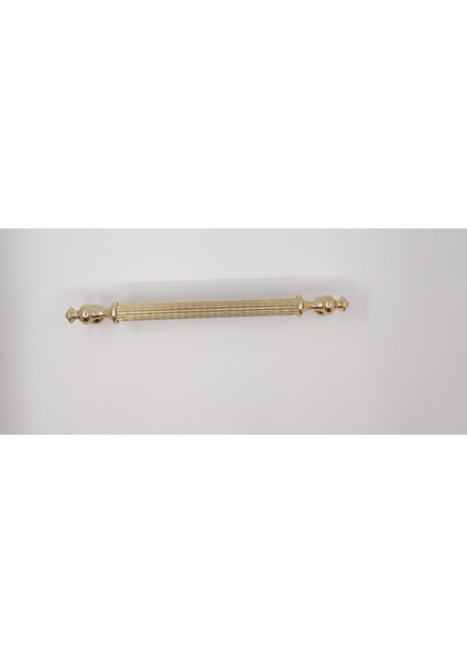 Mutfak Dolap Çekmece Kapak Mobilya Kulbu 160 mm Lüks Metal Kulp (Altın Renk)