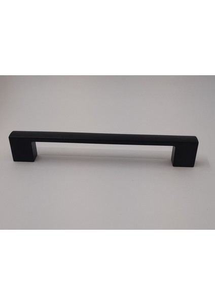 Mutfak Dolap Çekmece Kapak Mobilya Kulbu 128 mm Lüks Metal Kulp (Siyah Renk)
