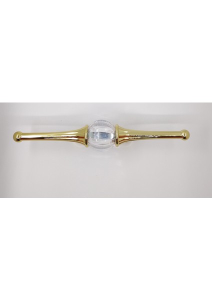 Mutfak Dolap Çekmece Kapak Mobilya Kulbu 64 mm Lüks Metal Kulp (Altın Renk)