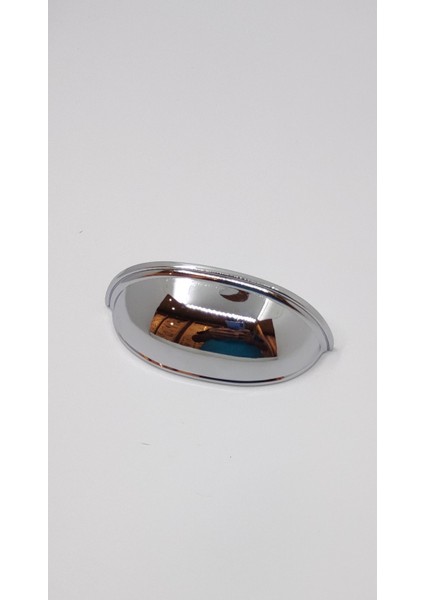 Kulp Mutfak Dolap Çekmece Kapak Mobilya Kulbu 64 mm Lüks Metal Kulp (Krom Renk)