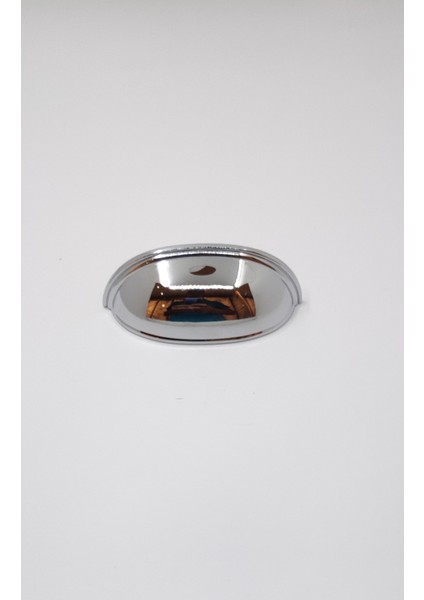 Kulp Mutfak Dolap Çekmece Kapak Mobilya Kulbu 64 mm Lüks Metal Kulp (Krom Renk)