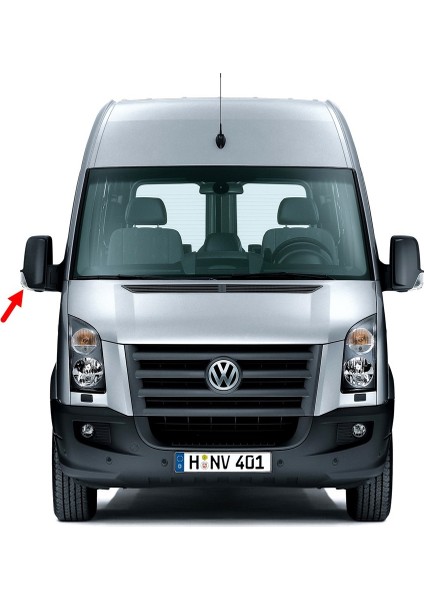 Vw Volkswagen Crafter 2006-2016 Sağ Dış Yan Dikiz Aynası Sinyal Lambası Camı 2E0953050A