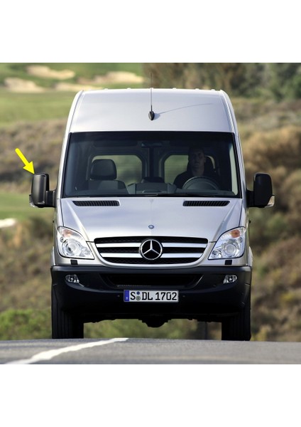 Mercedes Benz Sprinter 2007-2016 Sağ Dış Yan Dikiz Aynası Kapağı Üst Kapak A0008111122