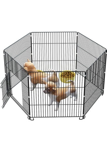 Katlanır Metal Köpek Oyun Alanı , Evcil Hayvan Oyun Alanı , Köpek Çiti , Tavşan Çiti 60X44 cm fiyatları