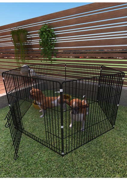 Katlanır Metal Köpek Oyun Alanı , Evcil Hayvan Oyun Alanı , Köpek Çiti , Tavşan Çiti 60X44 cm modelleri