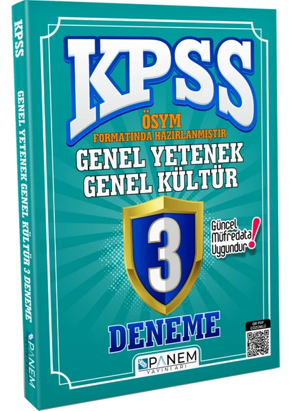 Panem Yayınları KPSS Tamamı Çözümlü Genel Kültür Genel Yetenek 3 Deneme