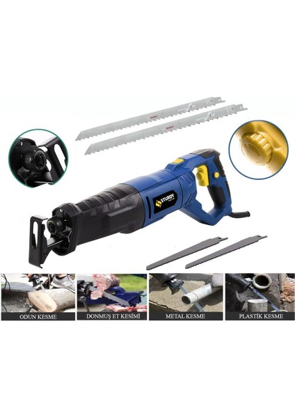 Power Tools Metal Şanzuman RS-4400 New Seri Kurban Kemik Kesim Makinası Kuyruğu + Bosch Bıçaklı