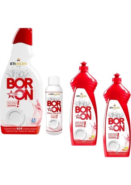 Jel Bulaşık Makinesi 820 ml + 110 ml Parlatıcı + Sıvı Elde Bulaşık 2 x 650 ml