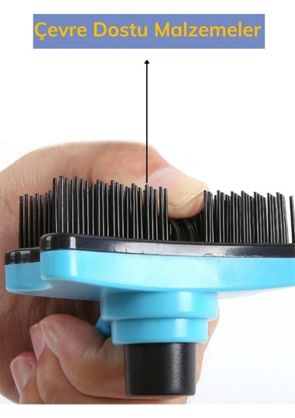 Evcil Hayvan Kedi Köpek Tüy Toplayıcı Otomatik Tuşlu Pet Tarak fırsatları