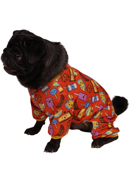 Candy Küçük Köpek Penye Tulum Pijama