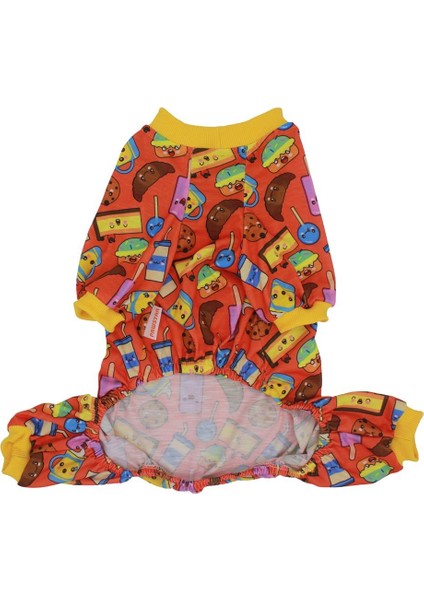 Candy Küçük Köpek Penye Tulum Pijama