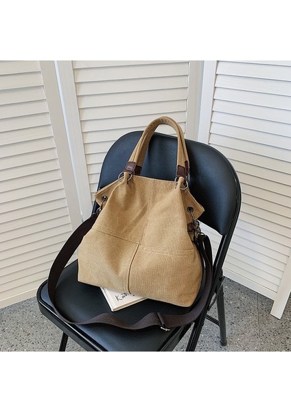 Kanvas Tote Bag Bej (Yurt Dışından)