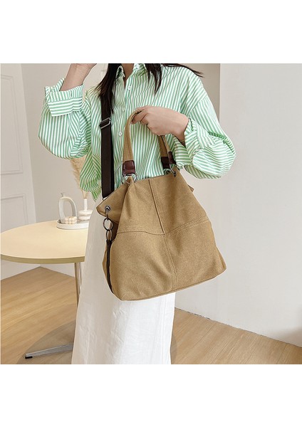 Kanvas Tote Bag Bej (Yurt Dışından)