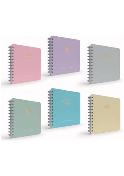 Defter Spiralli Sert Kapak Mıkro Notes 16X16 100 Yp. Çizgili 5995