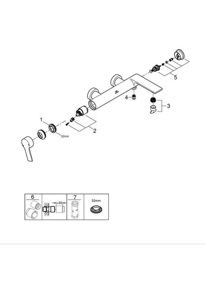 Allure Tek Kumandalı Banyo Bataryası 1/2" - 32826001 fiyatları