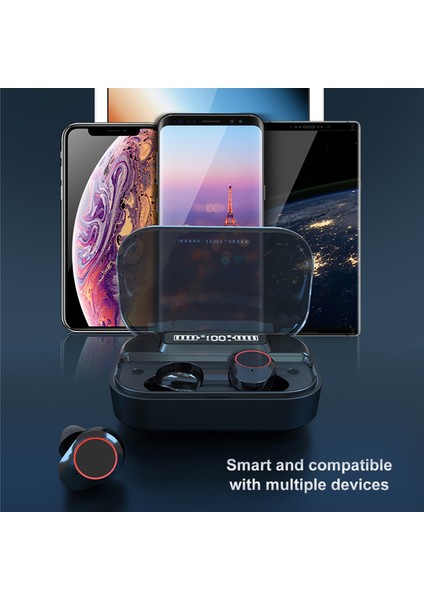 G05 Bluetooth Uyumlu 5.1 Kablosuz Kulaklık - Siyah (Yurt Dışından)