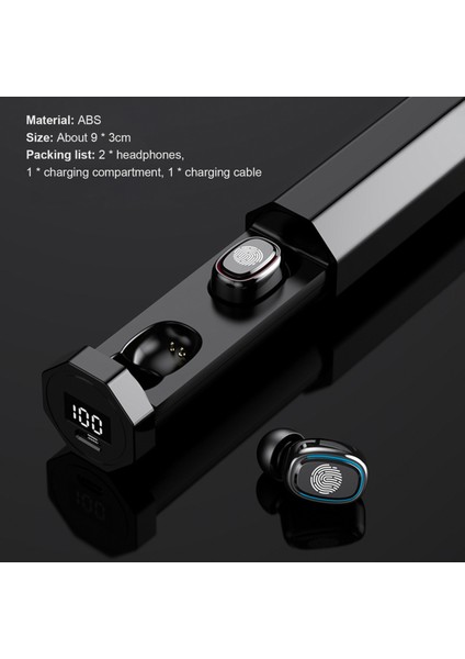 312 Bluetooth Uyumlu Kulaklık - Siyah (Yurt Dışından)