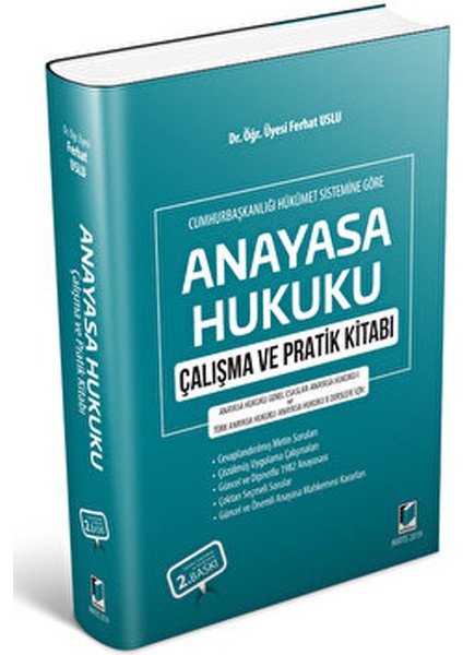 Anayasa Hukuku Çalışma ve Pratik Kitabı - Ferhat Uslu