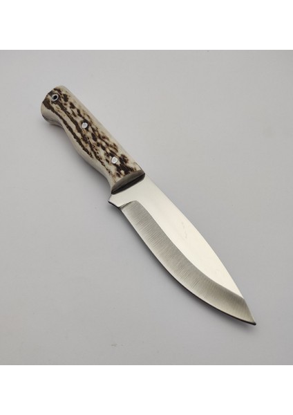 Geyik Boynuzu Saplıklı Bushcraft Av Bıçağı