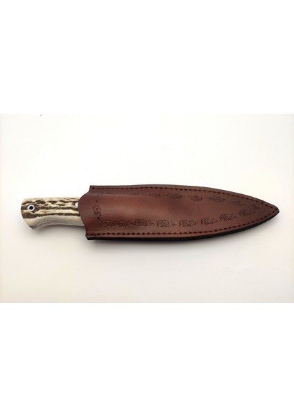 Geyik Boynuzu Saplıklı Bushcraft Av Bıçağı modelleri