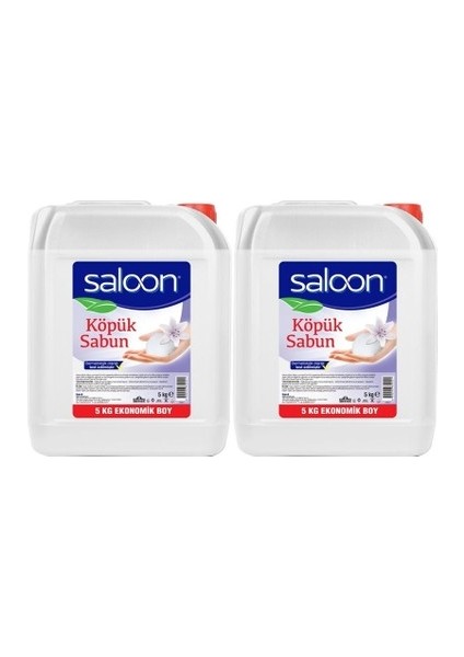 Köpük Sabun Şeffaf Floral 5 L