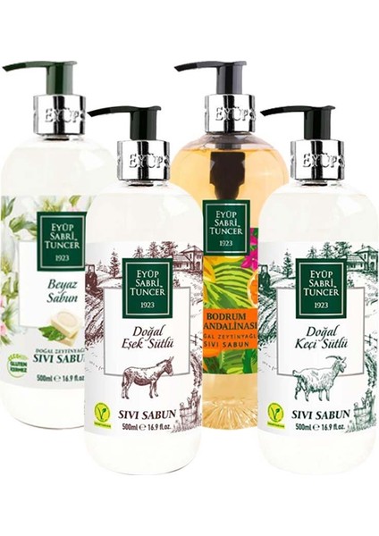 Sıvı Sabun 4'lü Set 500 ml