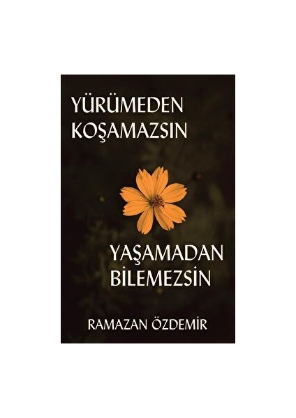 Yürümeden Koşamazsın Yaşamadan Bilemezsin