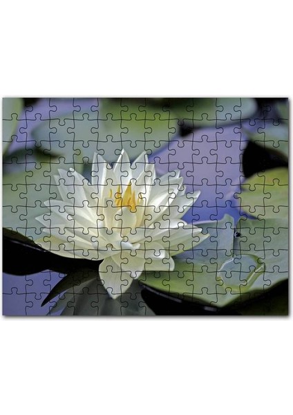 Daldan Aşağı Uçan Sarı Yeşil Papağan 120 Parça Puzzle Yapboz Mdf (Ahşap)