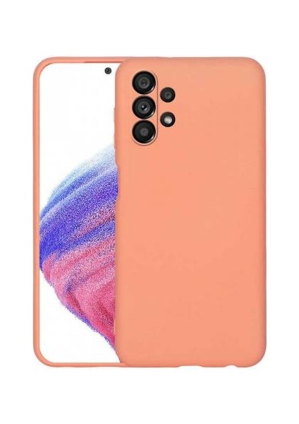 Samsung Galaxy A33 Kılıf Silikon Lansman Kamera Korumalı Içi Kadife+Temperli Cam