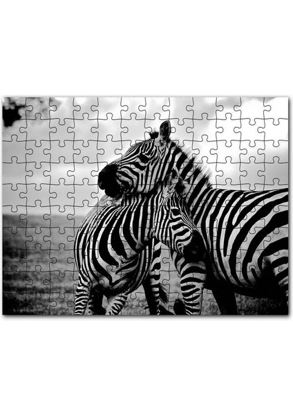 Perisi ve Koç Burcu Görseli 120 Parça Puzzle Yapboz Mdf (Ahşap)