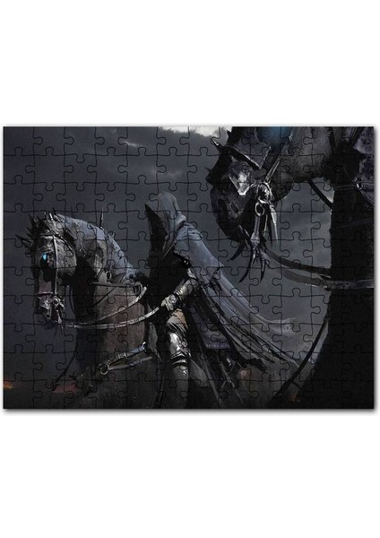 Yeşil Çayırlar Durgun Göl ve Söğüt Ağacı 1000 Parça Puzzle Yapboz Mdf (Ahşap)