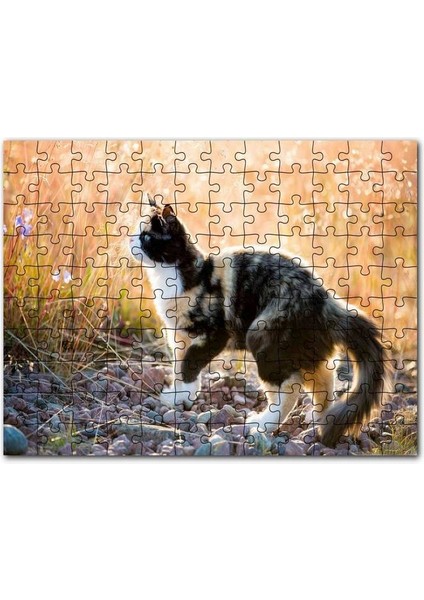 Batman Yan Profil Karanlık Arkaplan 255 Parça Puzzle Yapboz Mdf (Ahşap)