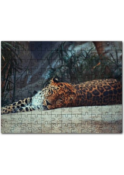 Üç Kafa Silüeti ve Beyinde Rengarenk Imgeler 1000 Parça Puzzle Yapboz Mdf (Ahşap)
