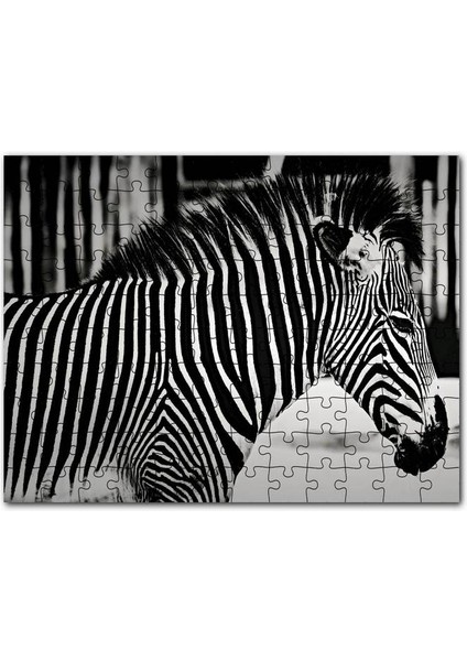 Dal Üzerinde Dinlenen Dev Kertenkele 120 Parça Puzzle Yapboz Mdf (Ahşap)