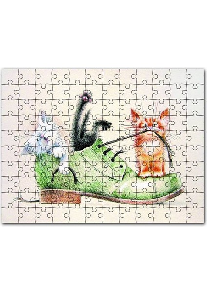Anatomi Fantezi Sanat Görseli 255 Parça Puzzle Yapboz Mdf (Ahşap)