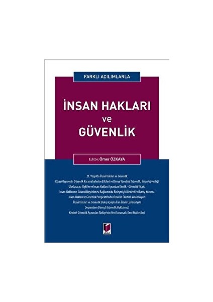 Insan Hakları ve Güvenlik - Ömer Özkaya