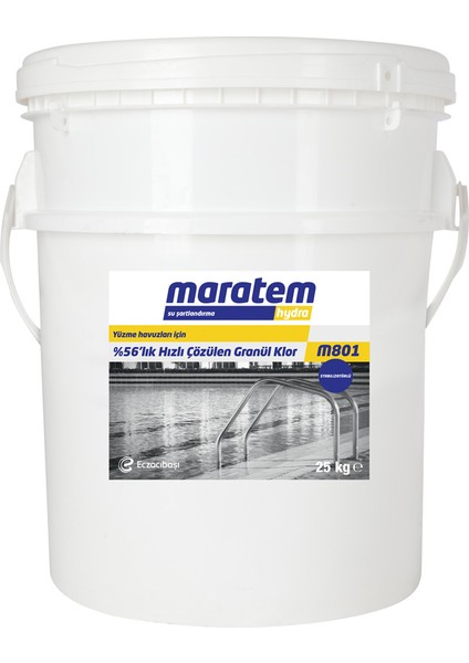 Maratem Eczacıbaşı - M801 %56'lık Granül Toz Klor 25KG