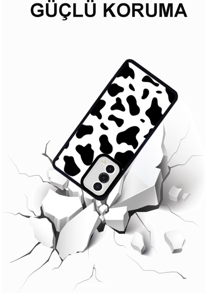 Oppo A54 Kapak Kamera Korumalı Inek Desenli Ultra Ince Silikon Kılıf modelleri