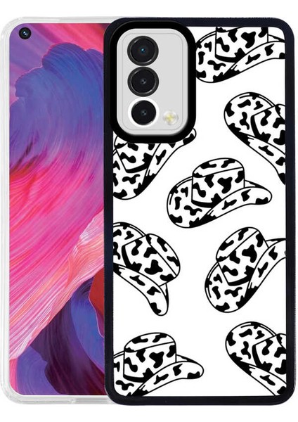 Oppo A74 Kapak Kamera Korumalı Şapka Desenli Ultra Ince Silikon Kılıf