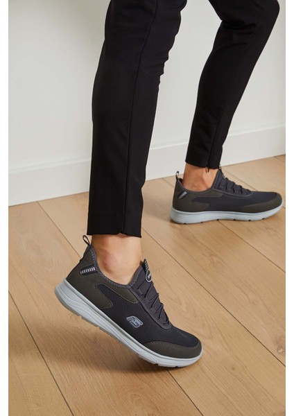 Unisex Ortopedik Konforlu Yürüyüş Spor Sneaker Ayakkabı Lacivert Buz fırsatları