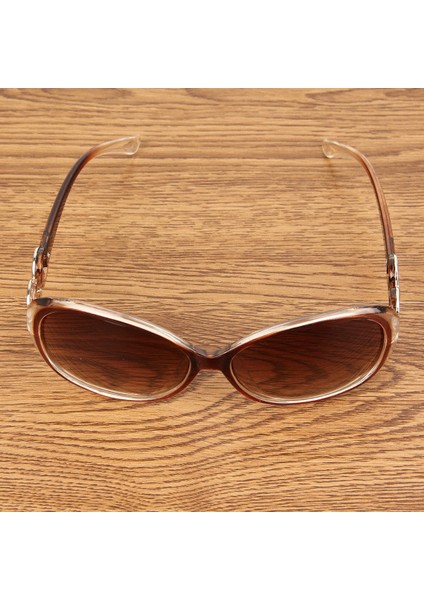 Retro UV400 Uv Koruma Pc Frame Ac Lens Güneş Gözlüğü Coffee (Yurt Dışından)