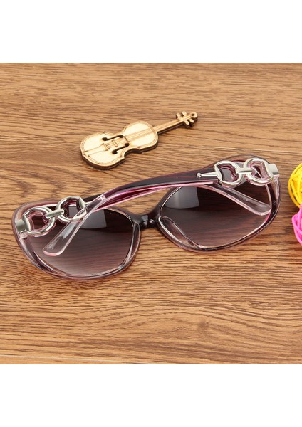 Retro UV400 Uv Koruma Pc Çerçevesi Ac Lens Mor Güneş Gözlüğü (Yurt Dışından) modelleri