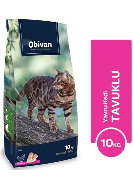 Tavuklu & Kızılcıklı Yavru Kedi Maması 10 kg