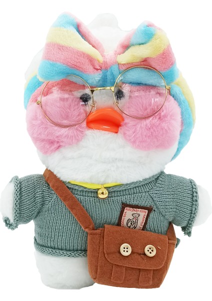 PopŞeker Lalafanfan Duck Sevimli Ördek Lalafanfan Peluş Oyuncak 32CM.