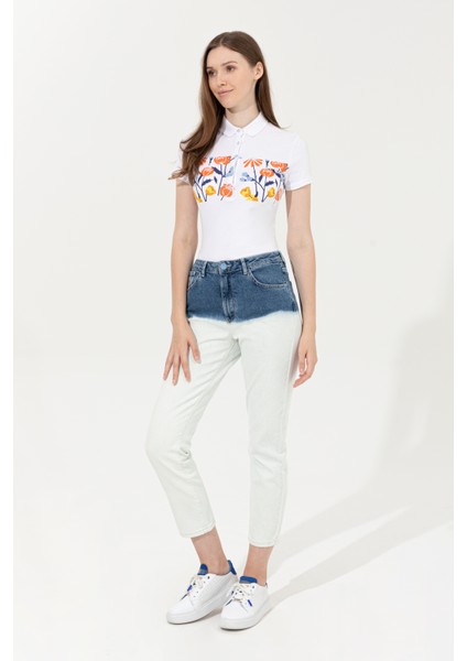 Kadın Mavi T-Shirt 50248995-VR212 fırsatları