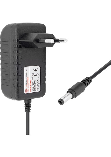 PM-2266 12 Volt 1 Amper Priz Tipi Matkap Şarj Adaptörü 5.5*2.5 Uç